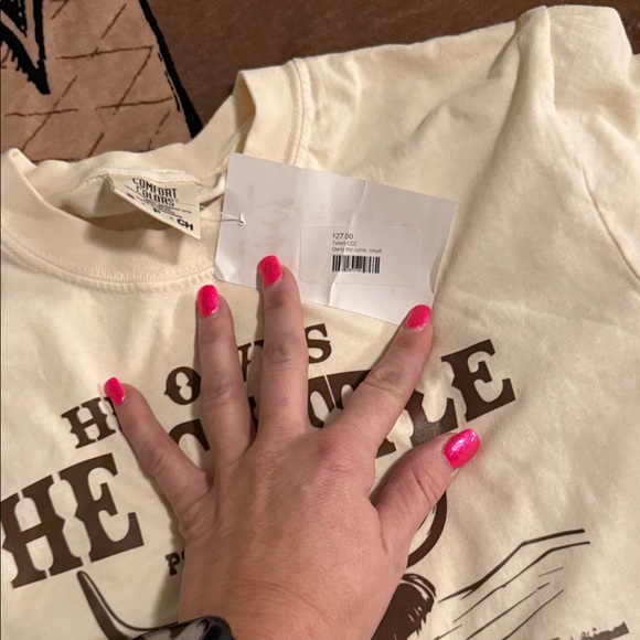 Comfort Colors NWT CATTLE T-SHIRT - Picture 8 of 8